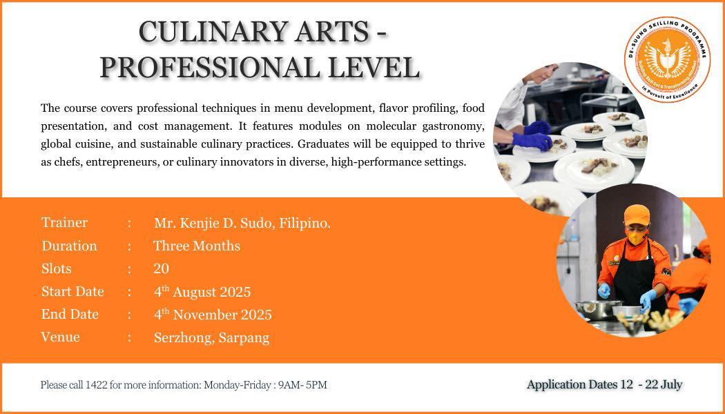 Culinary Arts - (Professional Level)